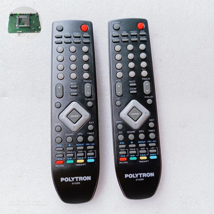 New Remote Tv Led Polytron - Remot Tv Polytron Original