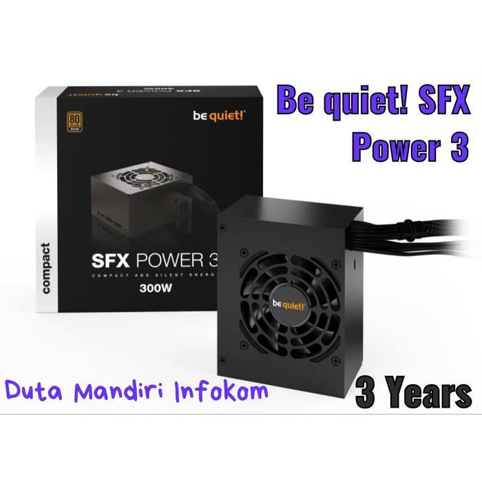 BE QUIET SFX POWER 3 300W I 450W - 80+ PLUS BRONZE CERTIFICED PSU