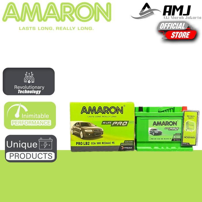 Amaron Hi Life Pro Aki Mobil Peugeot 206 DIN 66 / 555-59 - 66Ah Aki Kering