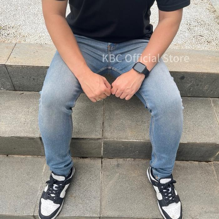 Celana Jeans Pria Dark Retro