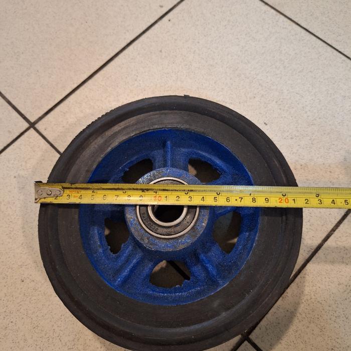 Paling Laris Roda Lori / Roda Troli 8 Inch Jari Jari Besi Untuk Lori 800 Kg Terlaris