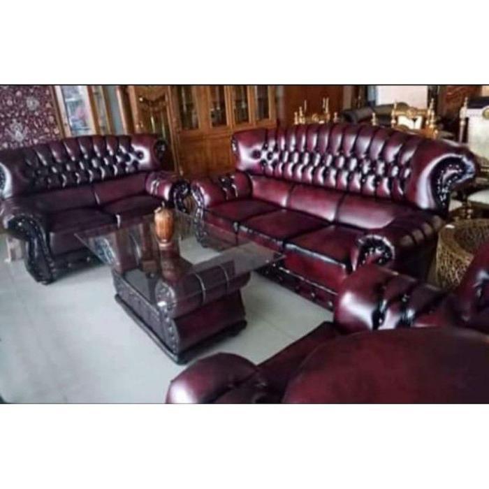 sofa jaguar 321 + meja kaca Furniture