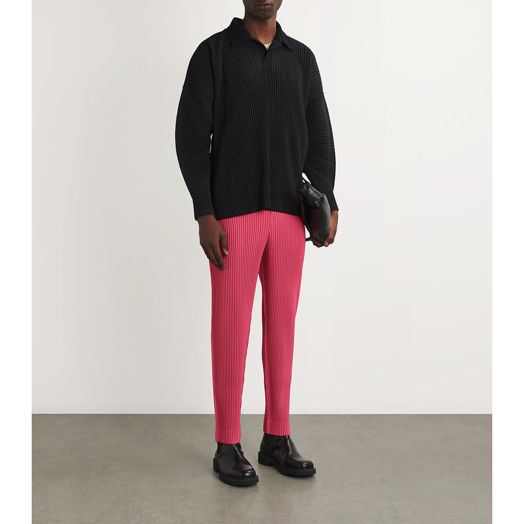 Miyake Pleated Homme Plisse Men Business Casual Pants