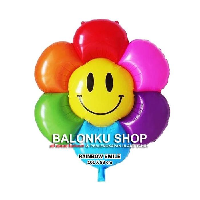 Balon Foil Bunga Matahari Jumbo / Balon Bunga Matahari Jumbo