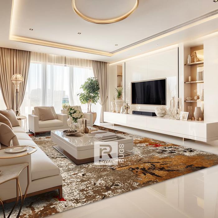 Bagus Karpet Premium Jumbo Bespoke Abstract 300X400 Cm Carpet Bulu Permadani Tebal Karpet Lantai