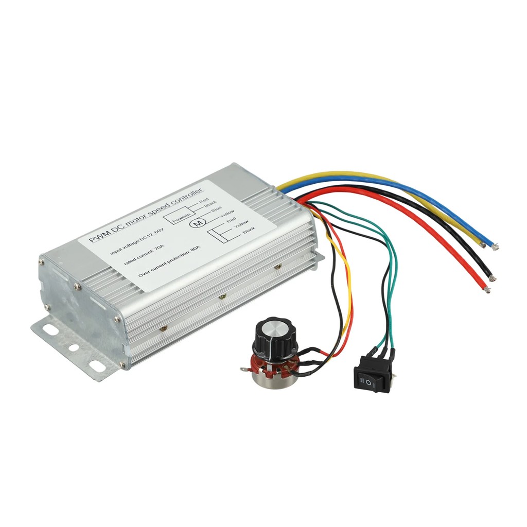 70A DC Controller DC Motor Controller Speed Adjustment Range Adjustable Speed DC Motor Speed