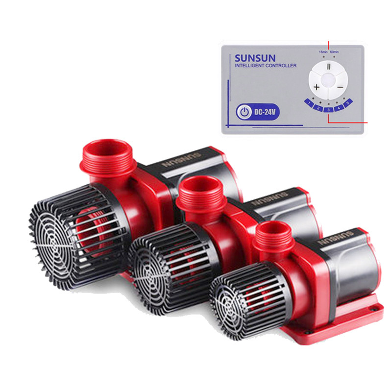 Sunsun Inverter Circulating Water Pump Jdp-3500 6000 10000 18000 Safety Dc 24V Adjustable Flow