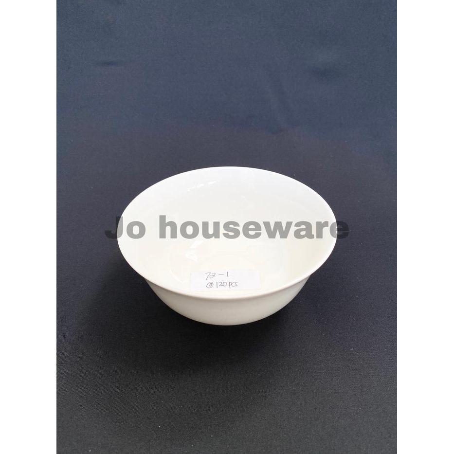 SALE Mangkok keramik kecil diameter 13 cm putih polos serbaguna elegan 72-1 Termurah