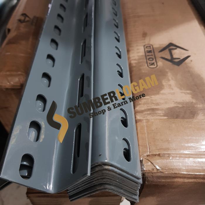 Besi Siku Lubang UNION 35mm x 35mm Tebal 2mm