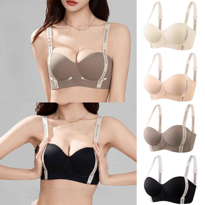 Aurora BH Wanita Lembut & Ringan Bra Tanpa Kawat Seamless, Tidak Meninggalkan Bekas S-XL-2401