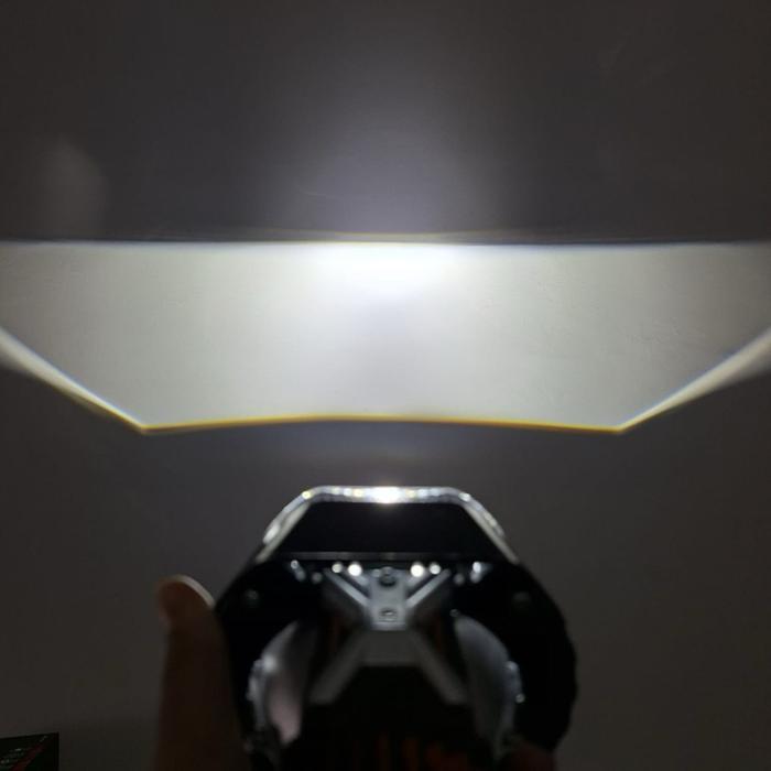 Jual Biled C686 PRO CR7 3.5 Inc Shroud Hitam Lensa 2.5 inc Cahaya Flat Cut Dengan Kipas Pendingin