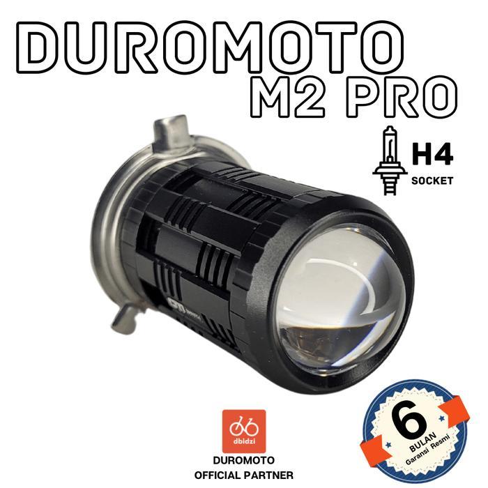 Duromoto M2 Pro M2Pro Lampu Led Bifocal Lens Headlamp Motor H4