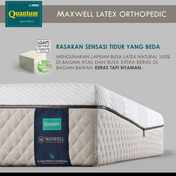 Quantum Maxwell Latex Orthopedic 160X200 Cm Kasur Natural Latex