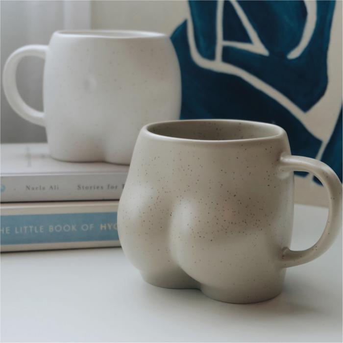 Mug Ceramic / Cute Butt Mug / Gaya Yang Menyenangkan Dan Unik Ceramic Cup / Mug Kopi Yang