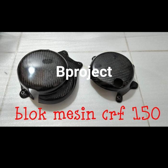 cover bak mesin crf 250 carbon