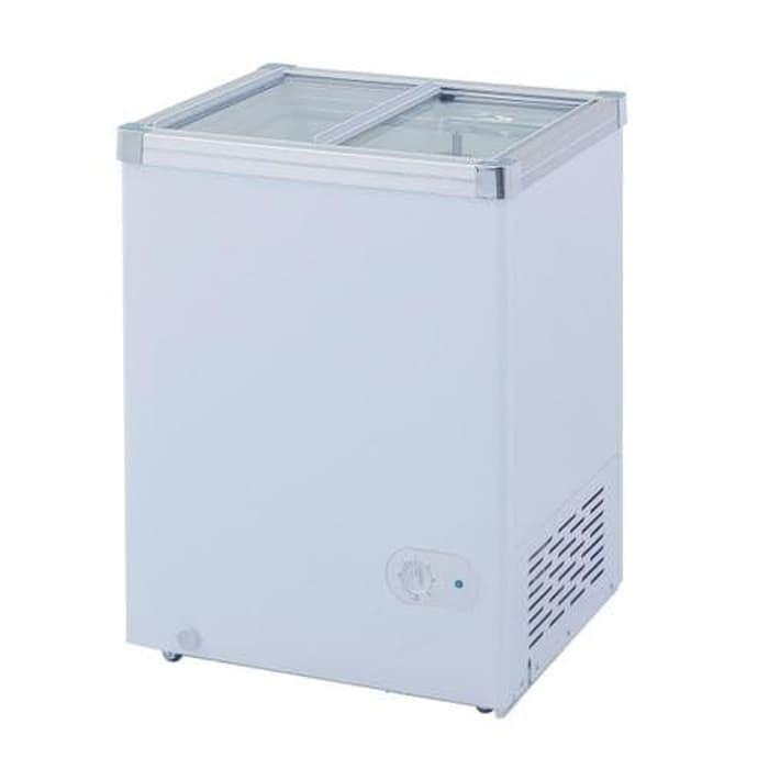 Gea Sliding Flat Glass Freezer Sd-100F