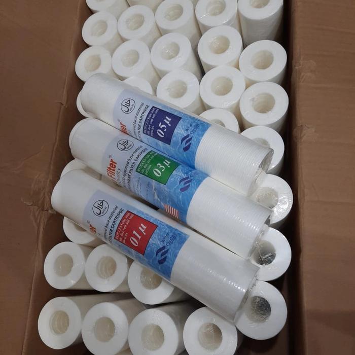Saringan air minum busa filter 10inch 01 03 05 micron