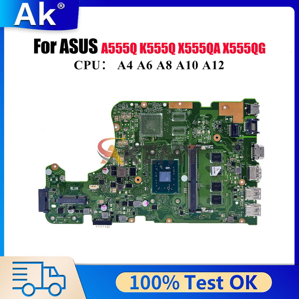 X555Qa Laptop Motherboard For Asus Vivobook K555Q X555Qa A555Q X555Q X555Qg Mainboard W/ A4 A6 A8