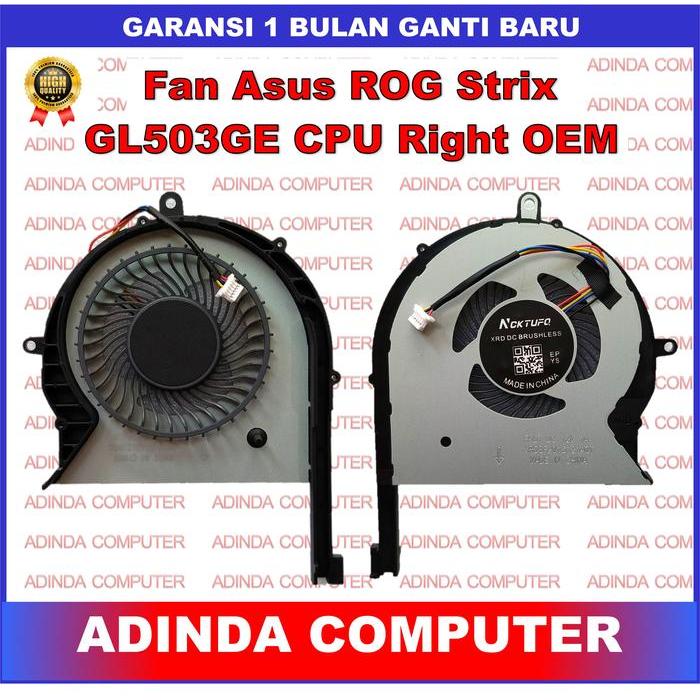 Kipas Fan Asus ROG Strix GL503GE GL703GE PX503GE PX703GE CPU Kanan GPU Kiri