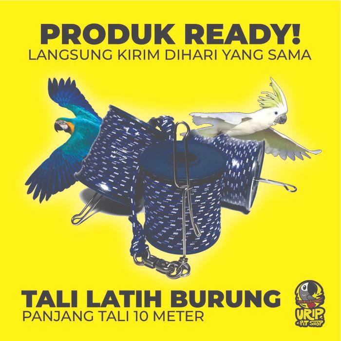 TALI UNTUK LATIH BURUNG MACAW AFGREY KAKATUA ANTI PUTUS