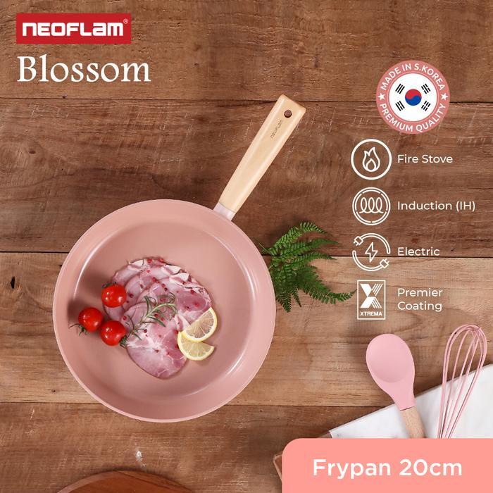 Neoflam Blossom Wajan Penggorengan Panci Keramik Korea / Frypan / Casserole