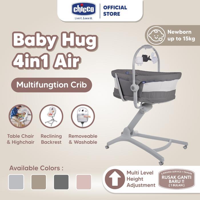 Chicco Baby Hug 4 In 1 Air / Tempat Tidur Bayi Multifungsi Kursi Anak / Tempat Tidur Anak / Tempat
