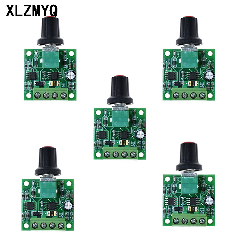 5Pcs Pwm Motor Speed Controller Dc 1.8V 3V 5V 6V 12V 2A Low Voltage Motor Speed Controller Pwm