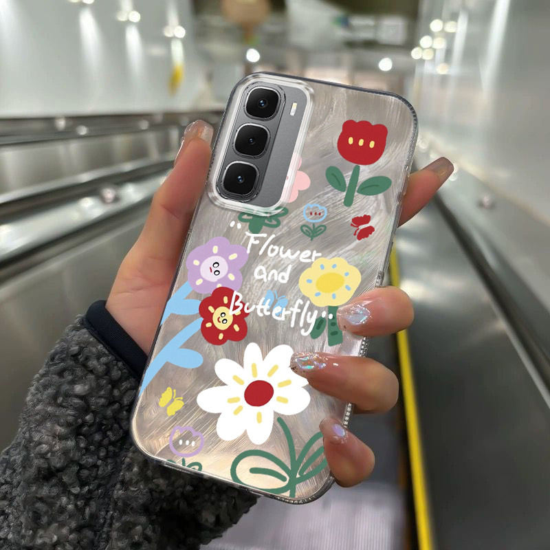 Casing Hp Untuk Infinix HOT 60i Case Casing HP Softcase ponsel silikon tahan jatuh transparan camlet