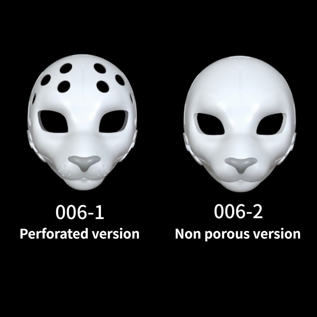 Kigurumi Base Mask Felidae 3D Printing Realistic Beast Suit Cosplay Costume Accessorie For