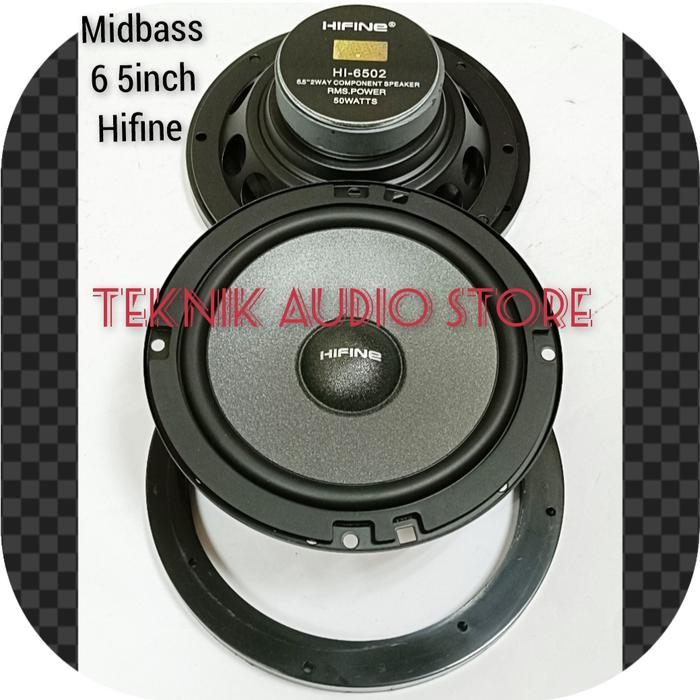 SPEAKER MIDBASS 6.5INCH HIFINE PLUS RING MIDBASS UNIVERSAL