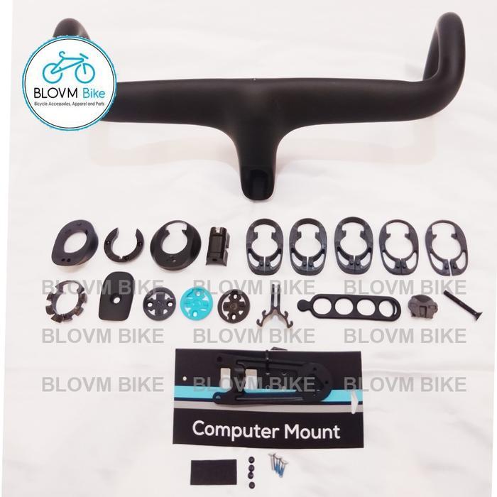 HANDLEBAR CARBON ULLICYC ULTRA 3RD GEN DROPBAR ULTRA AERO CLEAN LOOK INTEGRATED ROADBIKE