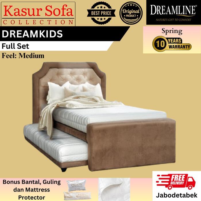 Full Set Dreamline Dreamkids 2In1 Kasur/Matrass/Mattress/Springbed Anak Susun/Tingkat Dream Line