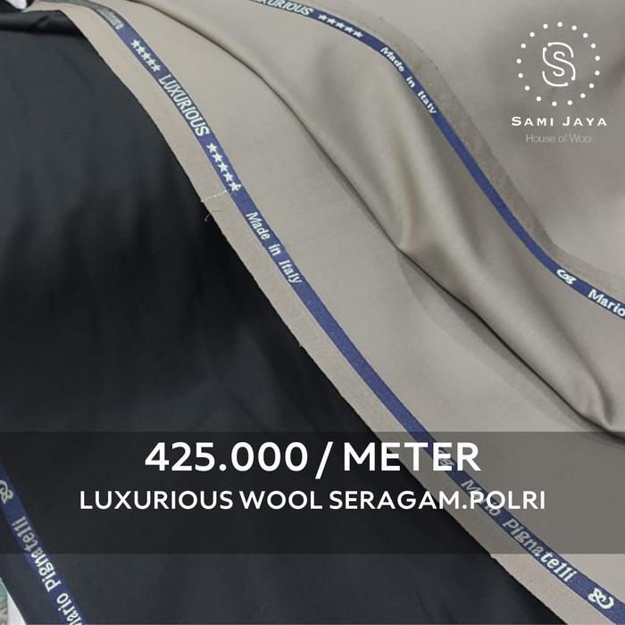 KAIN BAHAN SERAGAM POLRI LUXURIOUS WOOL