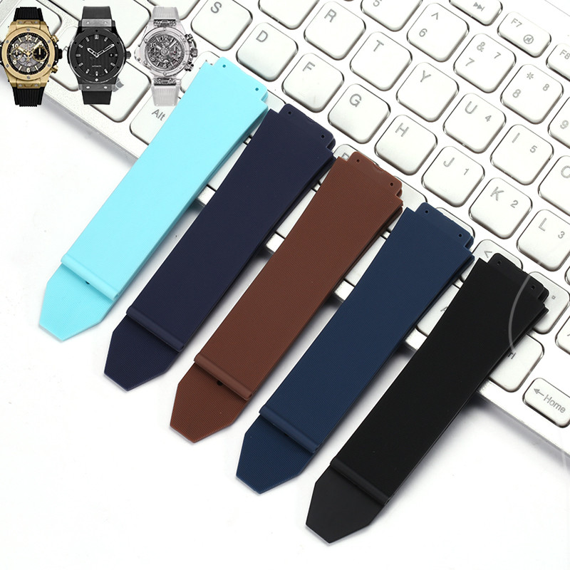 Big Bang Watch Band Suitable for Hublot Big Bang 19mm 25mm Men's Waterproof Strap Replacement