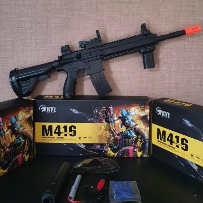 2zxv- Xyl Little Moon Hk416 Hk 416 M416 M4 Water Gel Blaster Wgb Not Ldt