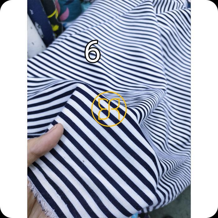 sbcx- Kain Rayon Lembut Salur - Katun Rayon Motif Garis - Bahan Daster