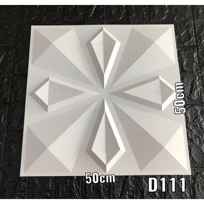 Wallpanel Dinding 3D PVC Wall Panel Timbul Dekorasi Dinding D111