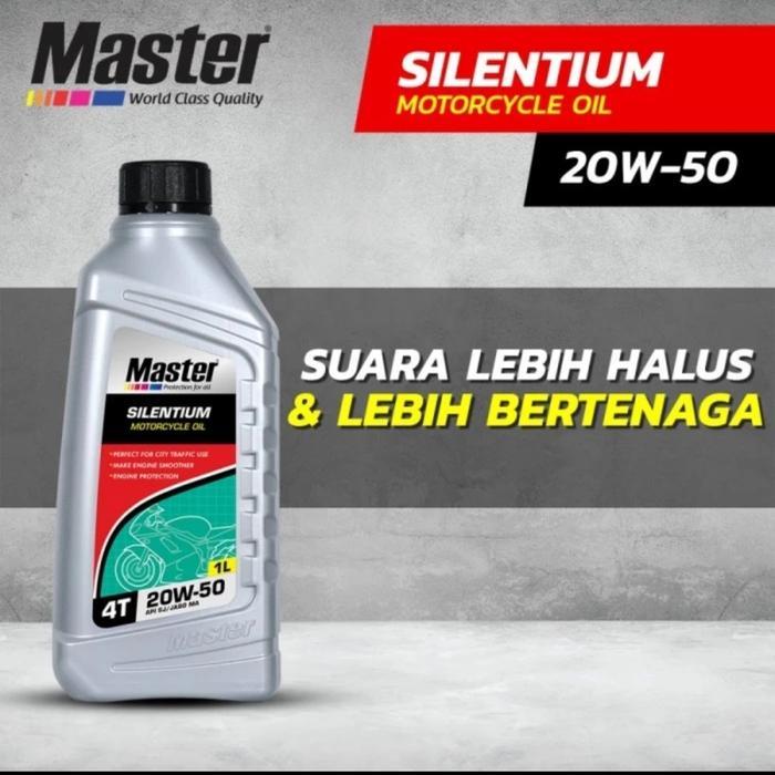 OLI MASTER 4T SILENTIUM OLI MOTOR 20w-50 OLI MESIN MOTOR 20w50