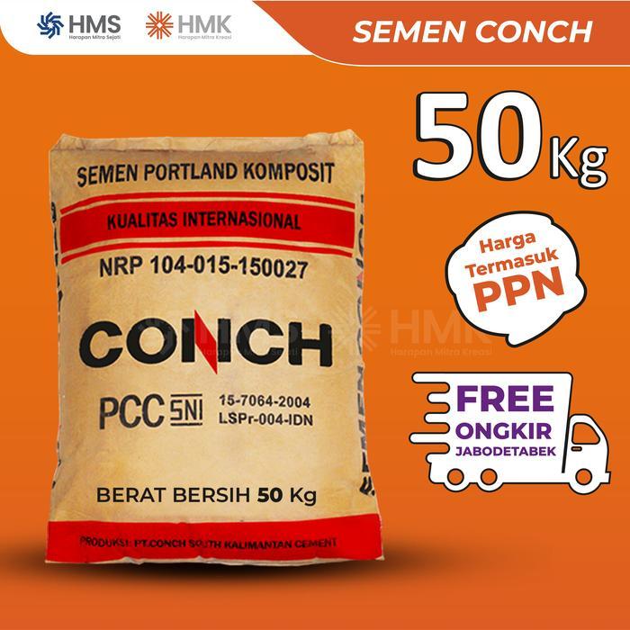 HMK - Semen Conch @50 Kg (200 Zak) Jabodetabek (53.000 per sak)