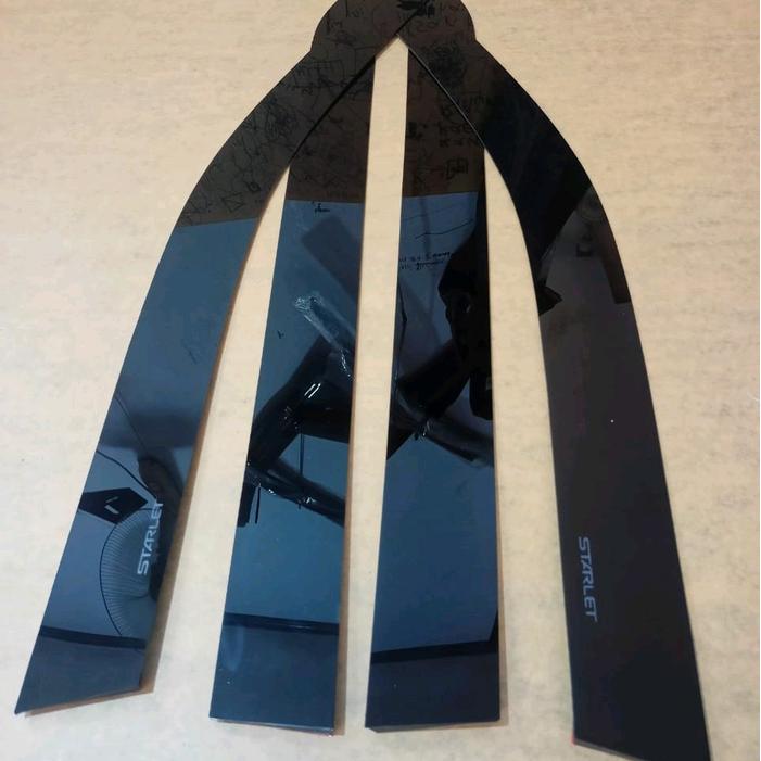 Talang Air Toyota Starlet Kapsul Model Flat Rata Berkualitas Car Aksesoris Siap Kirim