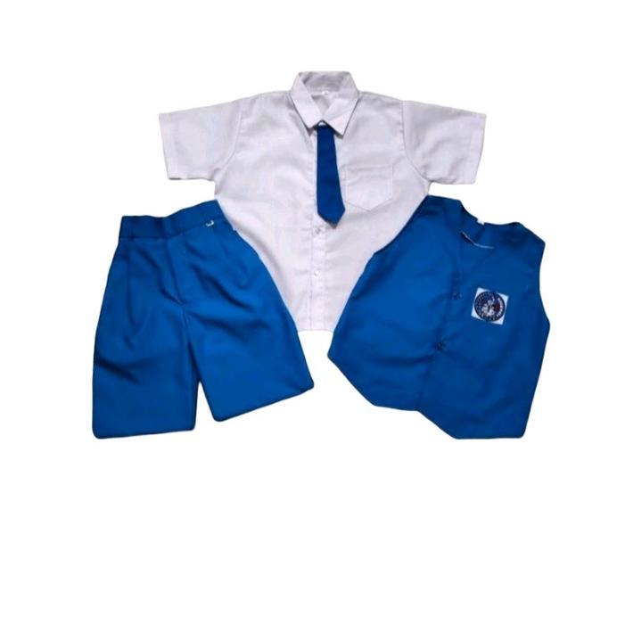 New- seragam TK nasional biru putih