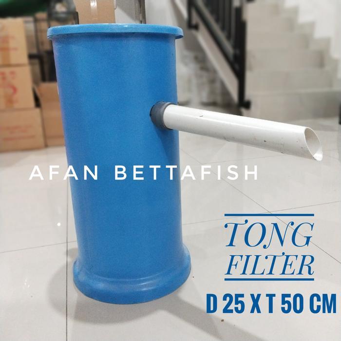 Tabung Tong Fiber Filter Bak Kolam Koi Ikan Ukuran S D:25 X T:50