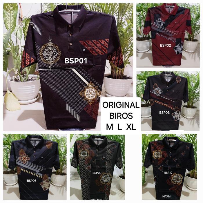 Kaos Biros - Kaos Kerah Motif - Kaos Import - Kaos Korea - Kaos Bapak