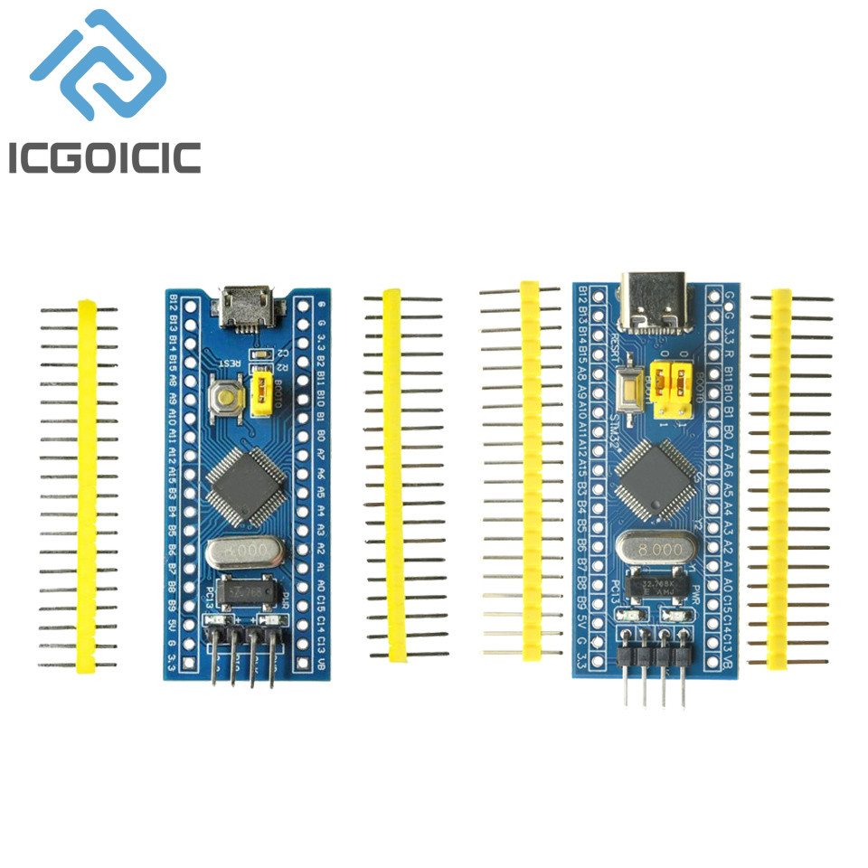 Stm32F103C8T6 Stm32F030C8T6 Apm32F103Cbt6 Arm Stm32 Micro Type-C System Development Board Ule