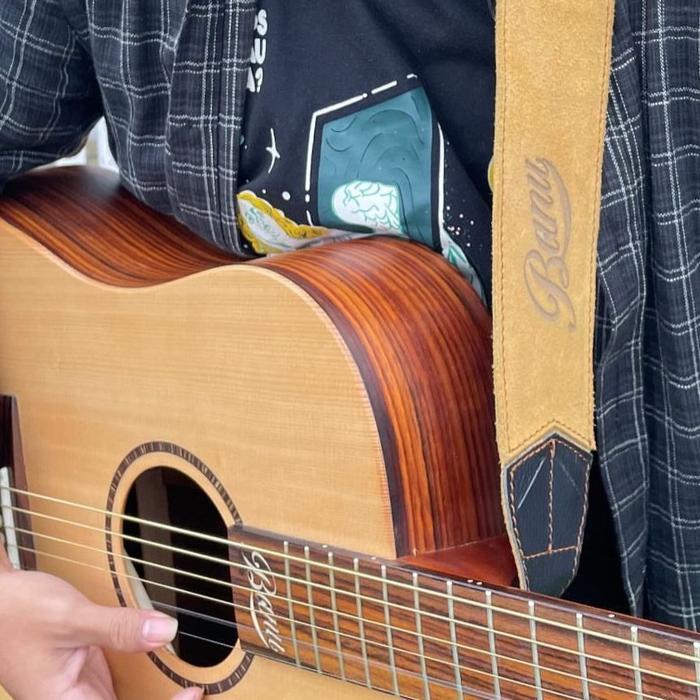 STRAP GITAR 100% KULIT ASLI LEATHER LASER CUSTOM