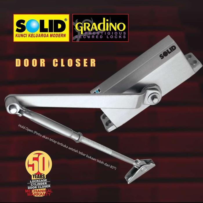 SOLID PENUTUP PINTU OTOMATIS / DOOR CLOSER SOLID DC 20 SLD AS SOLID DOOR CLOSER