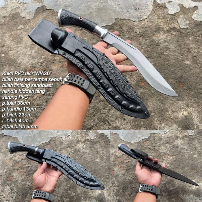 GOLOK KUKRIE SUPER TAJAM DAN KUAT BAJA PER