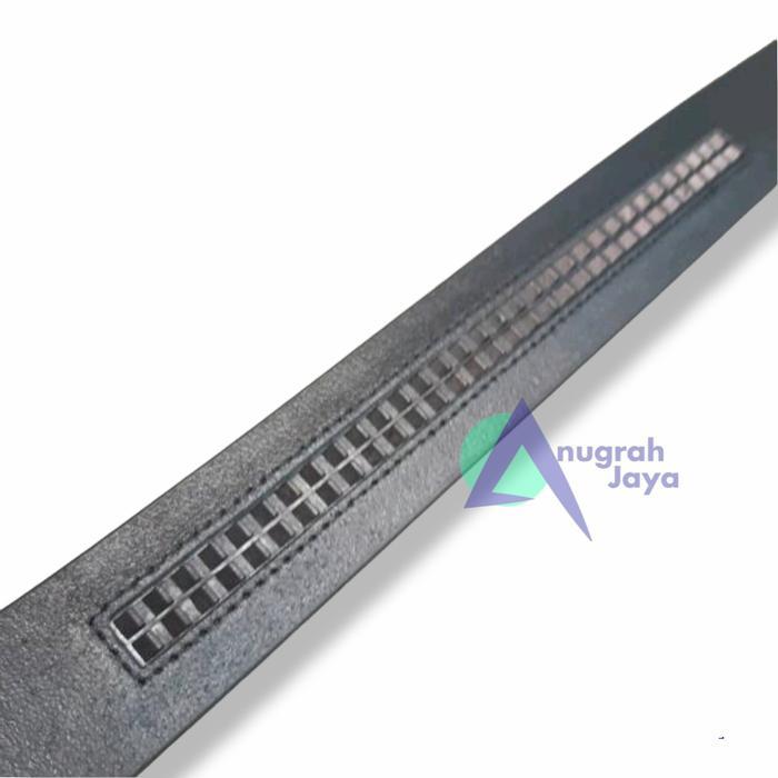 Tali Ikat Pinggang Model Rel Kulit Sapi Asli Tanpa Kepala