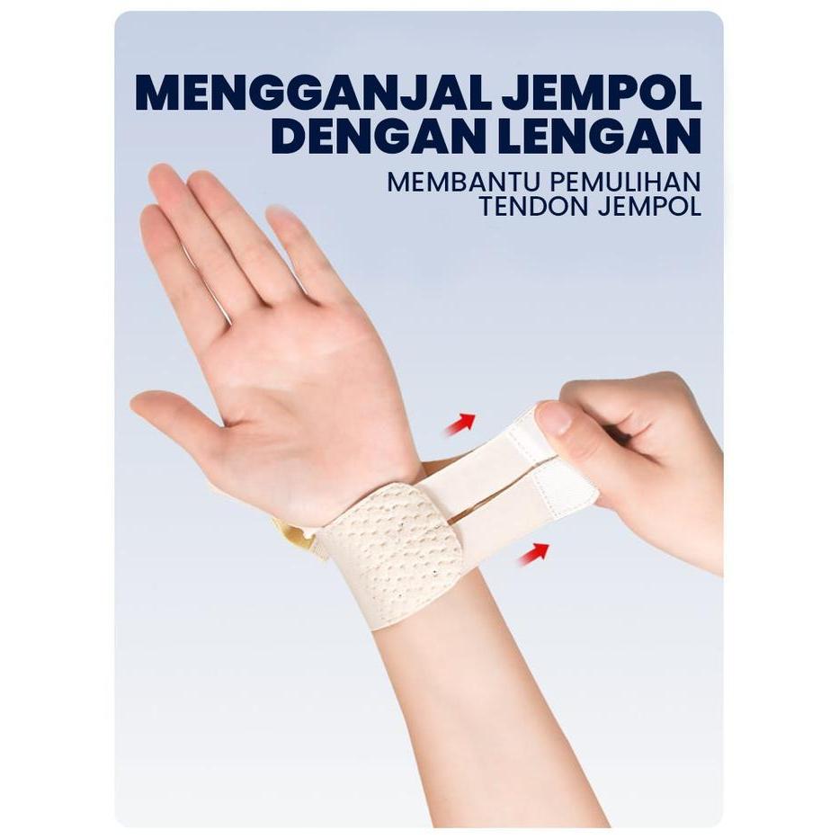 Jempol Fixator Tendon Pelindung Pergelangan Ibu Jari Tangan Keseleo