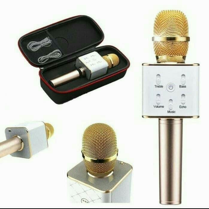 MIC KARAOKE BLUETOOTH WIRELESS / MICROPHONE SMULE YOUTUBE TANPA KABEL